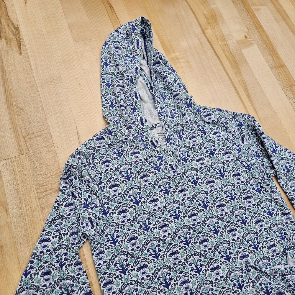 Coolibar UPF 50+ Girl's Catalina Beach Cover-Up Dress Sun Protective S 5/6 Hood